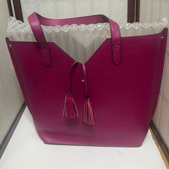 NEIMAN MARCUS‎ PEBBLE TOTE SHOULDER BAG - Picture 1 of 9